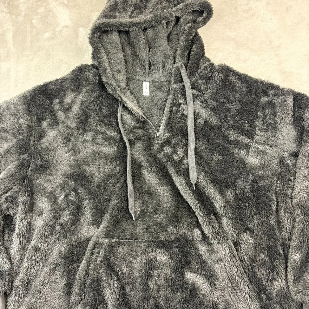 Hoodie Pullover Super Soft Quarter Zip Fleece Jacket Women's Size XL - Picture 3 of 8